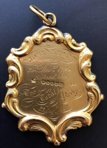 John King Temperance Medal - 1858
