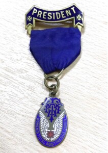 WTAU President Badge